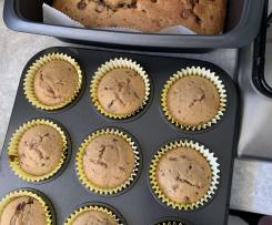 Banana Choc Chip Muffins