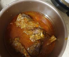 Slow-cook turmeric paste for lamb