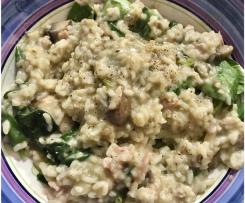 Mushroom, Leek and Bacon Risotto