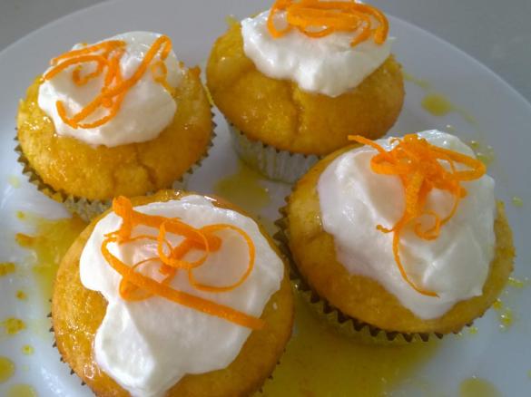 Middle eastern syrup cupcakes