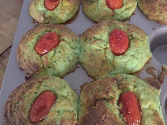 Chicken and zucchini cakes