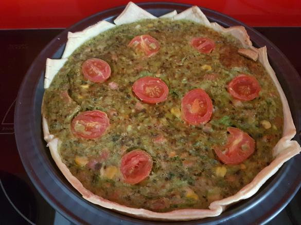 Veggie Filled Quiche