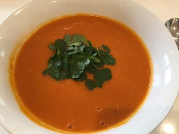 Spiced Red Lentil and Carrot Soup