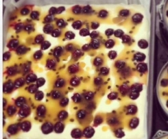 Blueberry Passionfruit Cheesecake