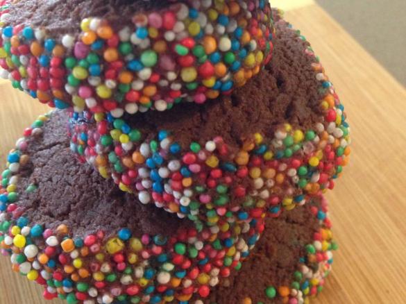 Chocolate Sprinkle Cookies