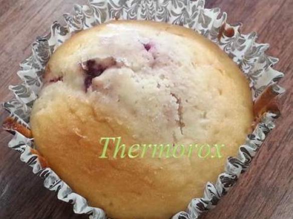 White Chocolate and Raspberry Muffins