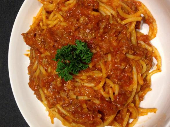 Simple Spaghetti Bolognese