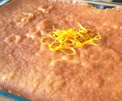 Ravani  (Greek Syruped Semolina Cake) 