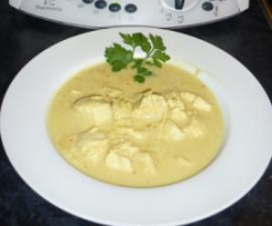 Curry chicken soup