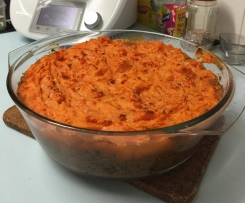 Morocan Shepherds pie with sweet potato mash