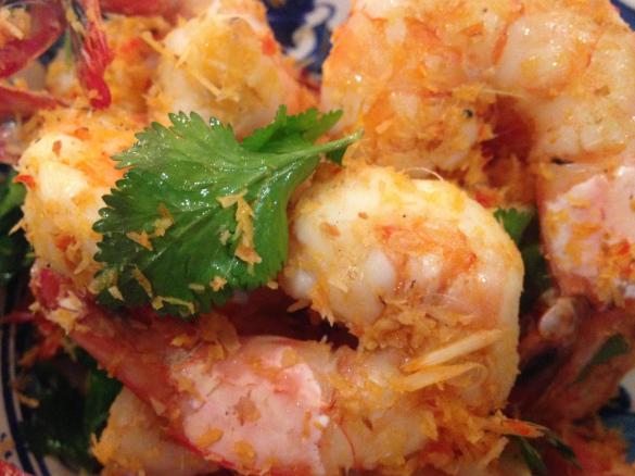 Spiced Coconut Prawns (Adapted from Donna Hay, Instant Entertaining)