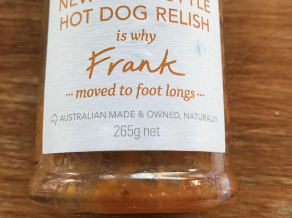 New York Style Hot Dog Onion Relish