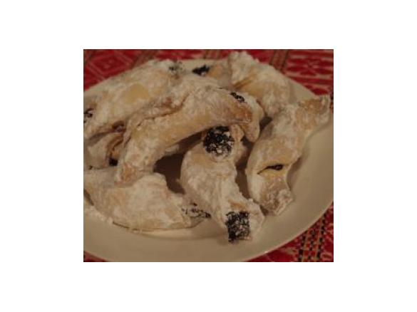 Croatian Kifle ~ Shortcrust biscuits with jam