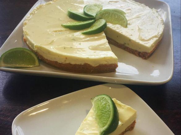 Lime No-Bake Cheesecake