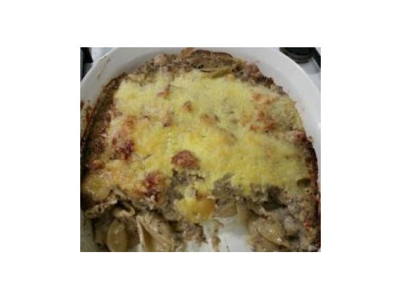 Chilli, Chicken & Mushroom Pastabake