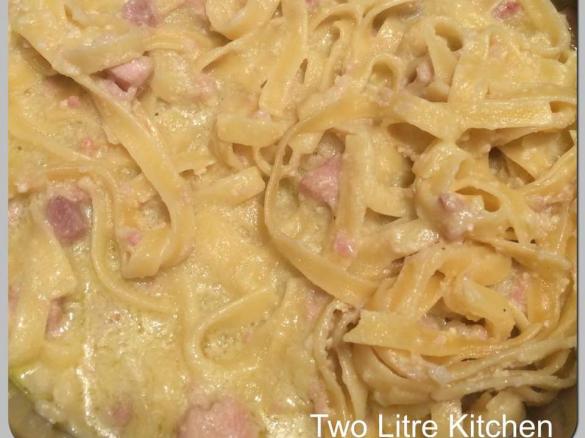 Dairy Free Fettucine Carbonara