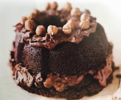 Mini chocolate almond cake