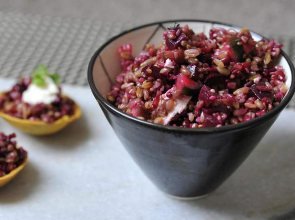 Farro and Beetroot Salad
