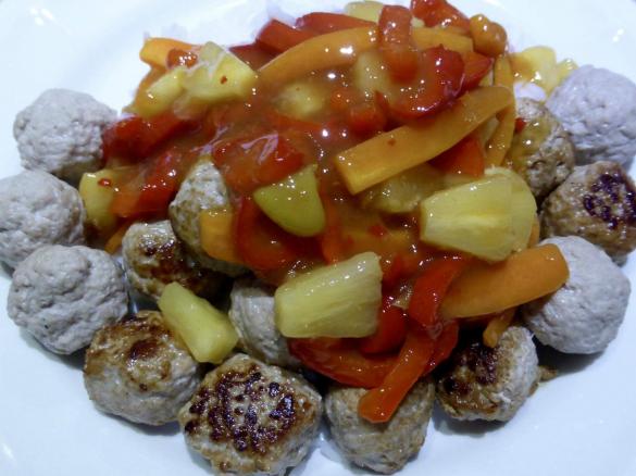 Sweet, Sour & Chilli Pork Balls