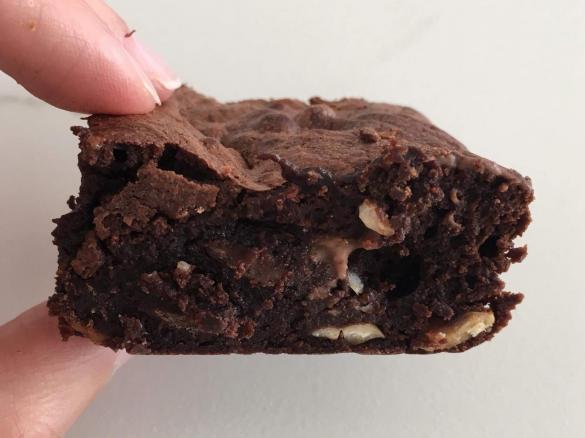 Chocolate Hazelnut Fudge Brownie