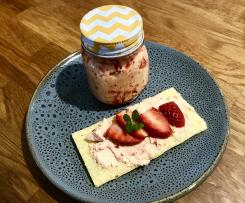 Strawberry and honey butter