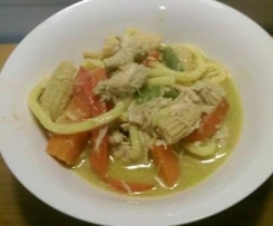 Hokkien Noodle Chicken Laksa