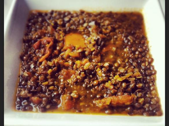 French Lentil Soup with Tarragon and Thyme