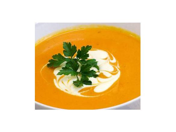Pumpkin, Bacon and Leek Soup