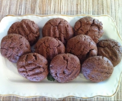 Easy chocolate cookies with choc chips