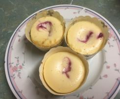Raspberry Swirl Cheesecakes