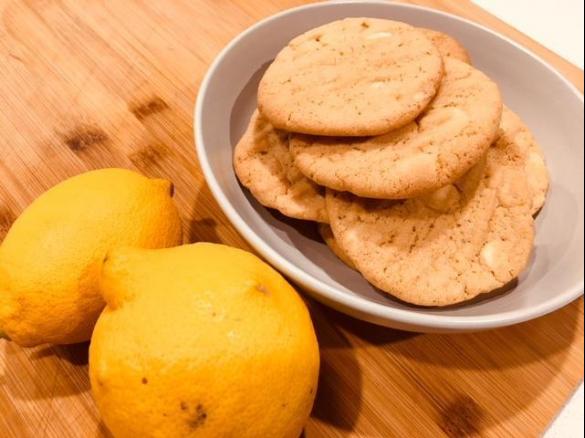 Lemon and White Chocolate Cookies