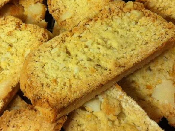 Orange and Macadamia Biscotti
