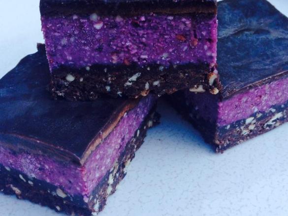 Raw Chocolate & Berry Slice