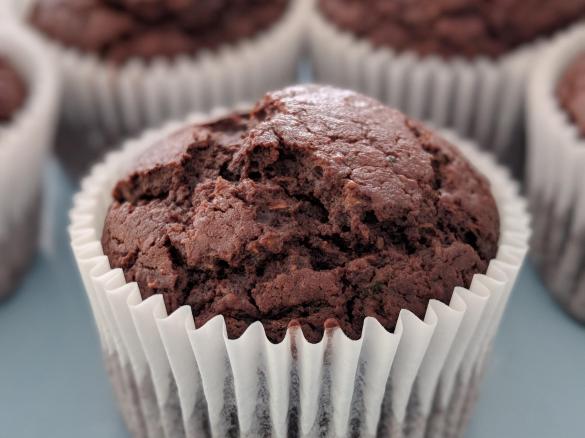 Chocolate and Zucchini Muffins