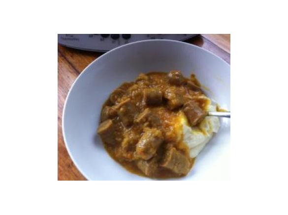 Curried Sausages