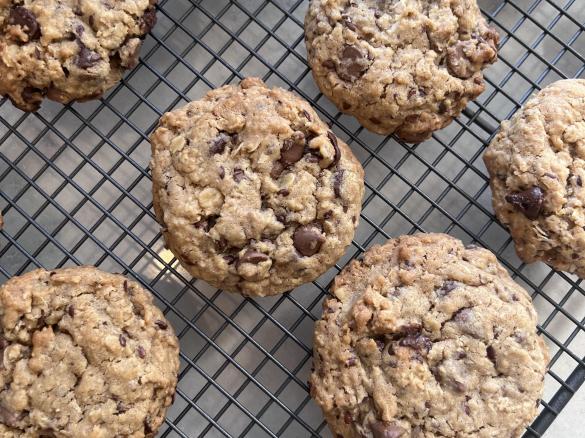 Choc Chip Oat Cookies