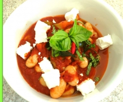 feta and butter bean chilli 296cal per serve