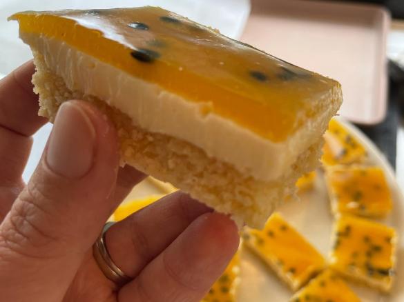 Passionfruit Slice