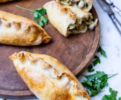Chicken and leek Pasties