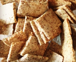 LCHF Grain Free Almond Seed Crackers