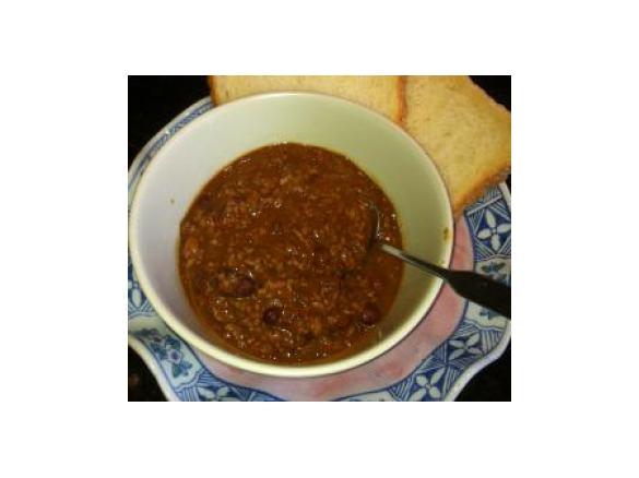 Chilli Con Carne with chocolate