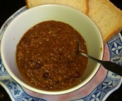 Chilli Con Carne with chocolate