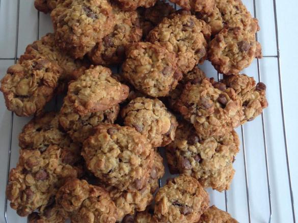 Choc Chip Oat Biscuits