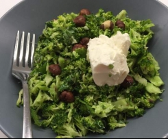 Broccoli & Hazelnut Salad with Creme Fraiche