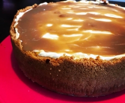 Donna Hay's Salted Caramel and Vanilla Baked Cheesecake