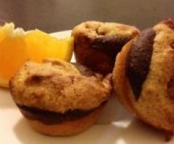 Choc-orange mini muffins