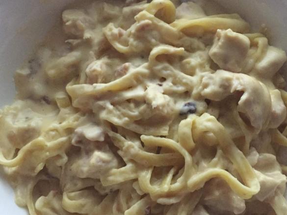 Chicken and Bacon Fettuccini