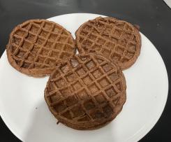 Jan’s  Chocolate Banana Waffles