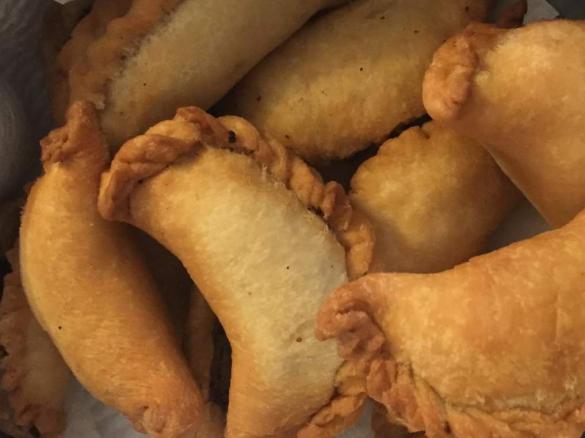 Sambousik (Meat & Pine Nut Pastries)