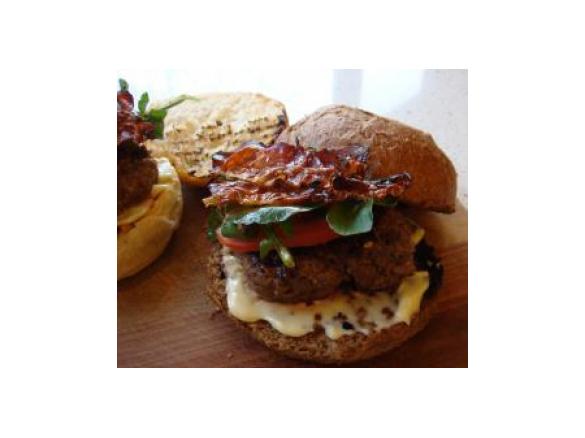 Asiago and Beef Burgers